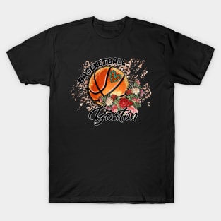 Aesthetic Pattern Boston Basketball Gifts Vintage Styles T-Shirt